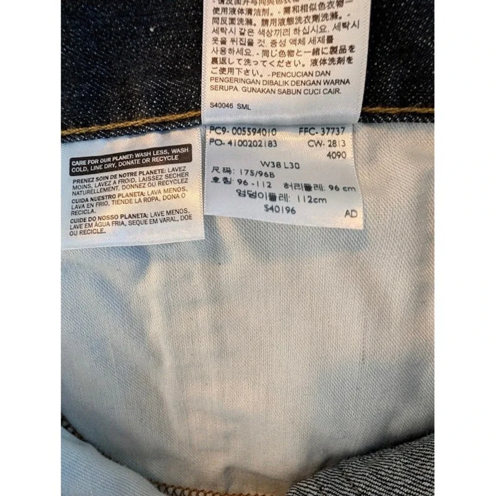Levi's 559 Relaxed Straight Jeans Mens 38x30 (FITS 38x29) Dark Indigo
